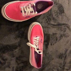 Pink and purple vans